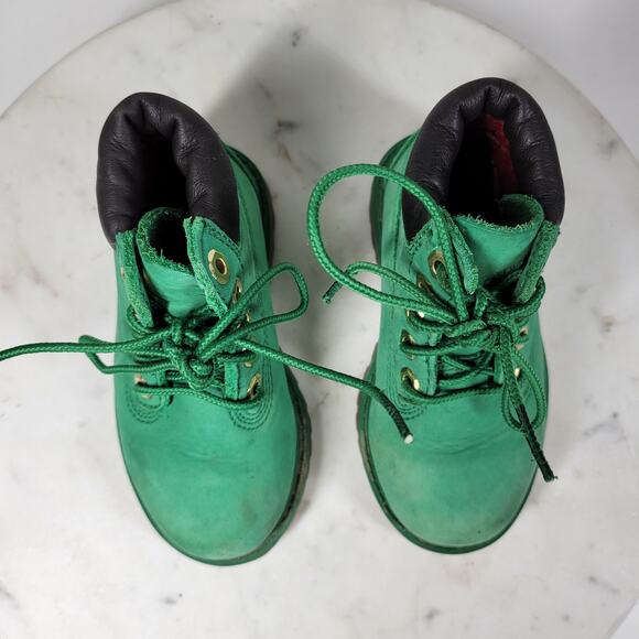 Timberland Limited Edition Boot Toddler 7 Celtics Kelly Green Classic Waterbuck - Picture 16 of 16